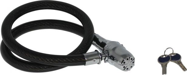 E-Bicycles Heavy Duty Cable Lock, with Alarm 100cm