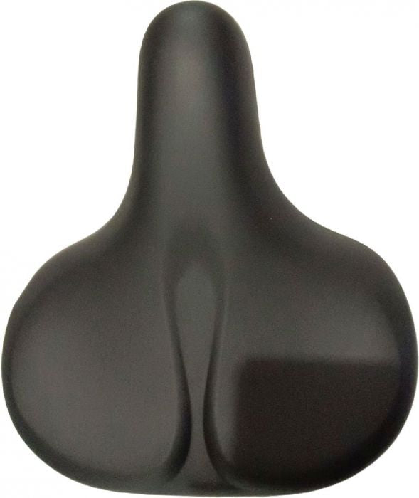 Black Leather Wide Seat