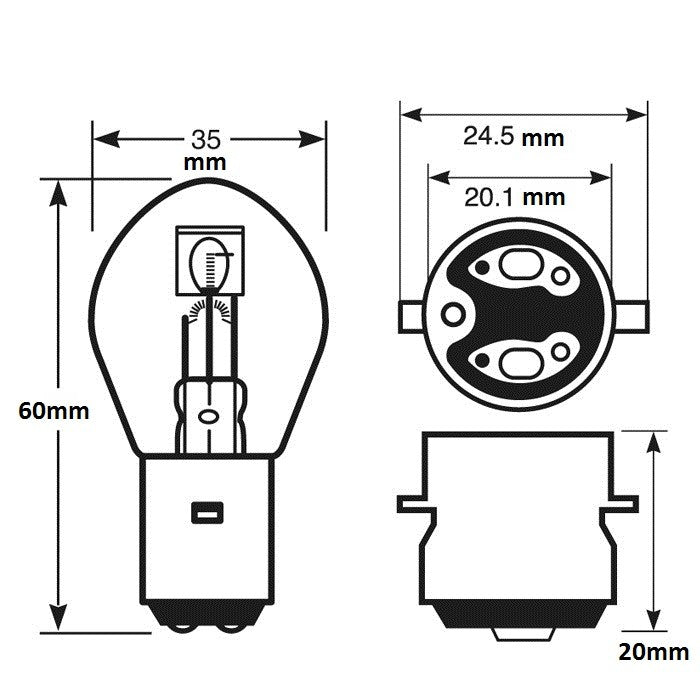 Head light Bulb 48v