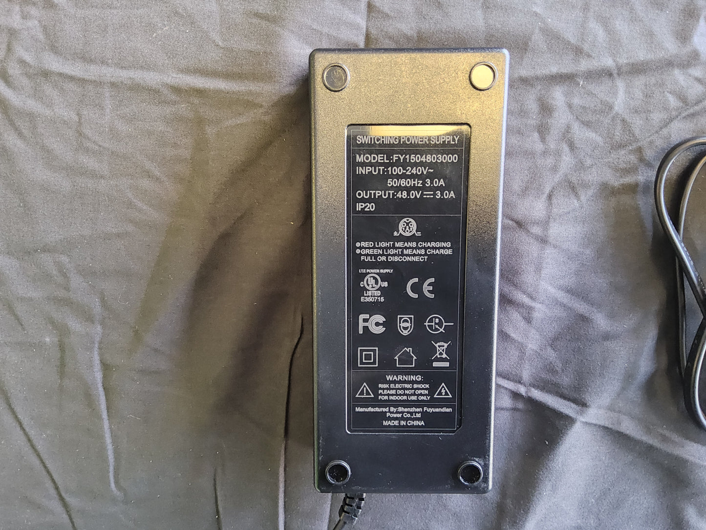 E-Bike Pros 48v 13ah Smart Charger for Tour and Linq