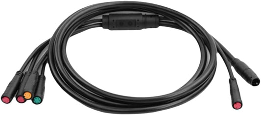 Bike Cable for controller, motor, throttle, brake, and display 1 to 5 cable