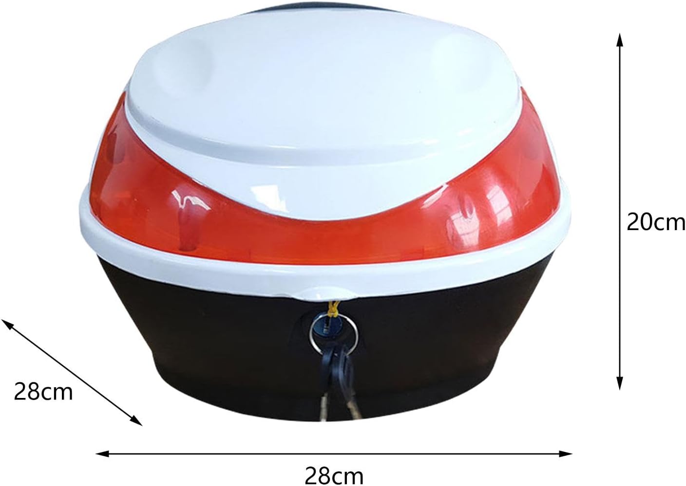 Rear Storage Trunk Box White