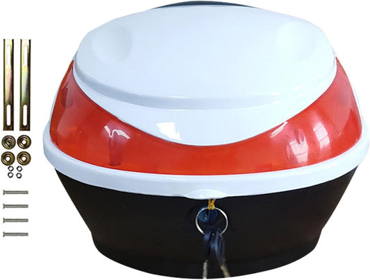 Rear Storage Trunk Box White