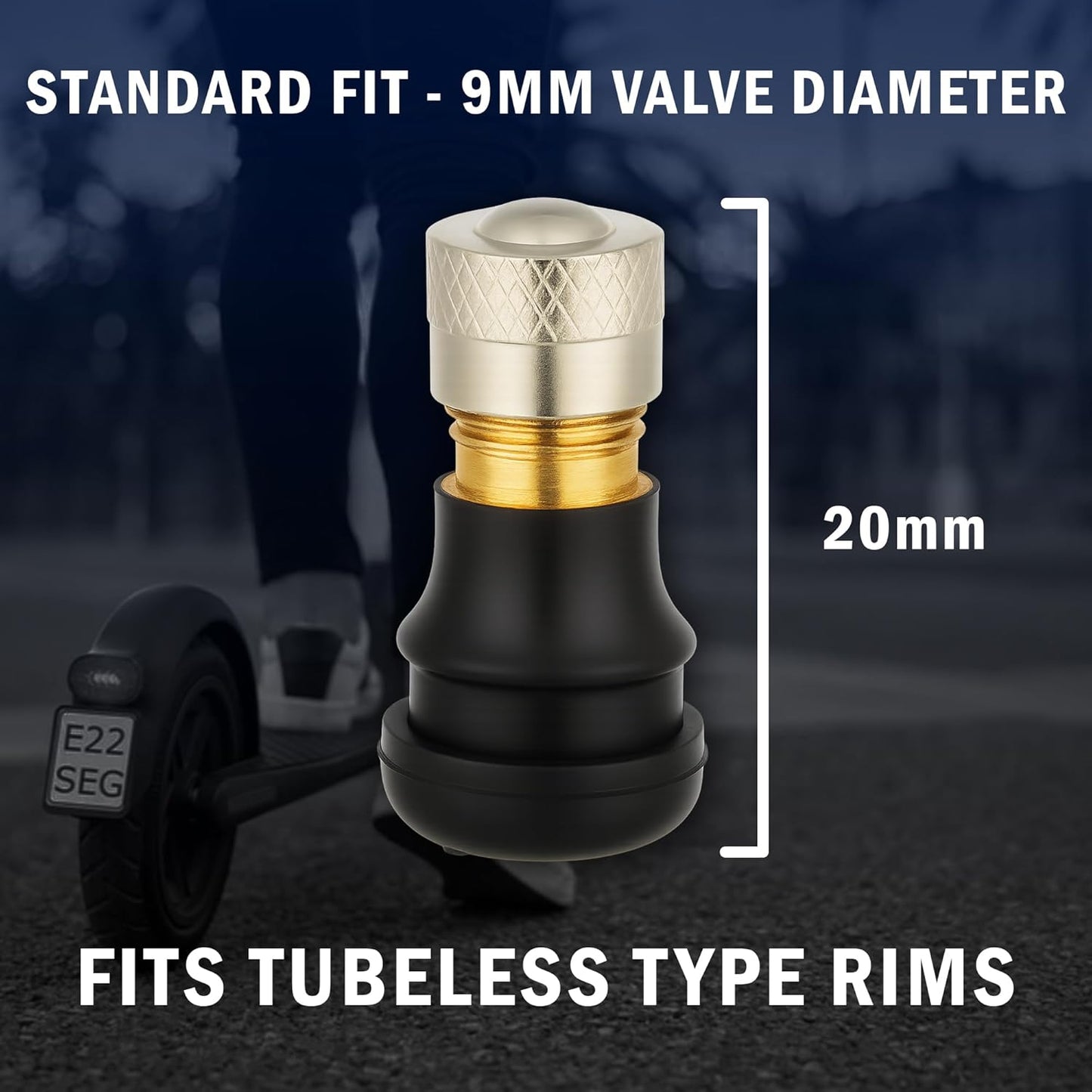 Tire Valve Air Stem For Segway Ninebot (Sold Individually)