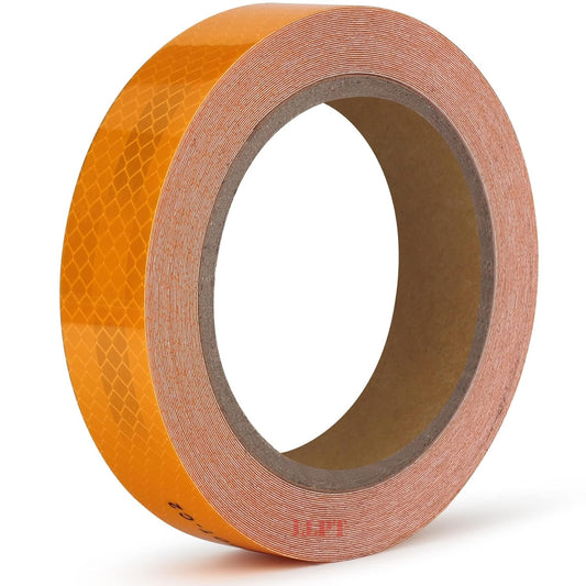 Yellow Reflective Tape. Sold by the inch