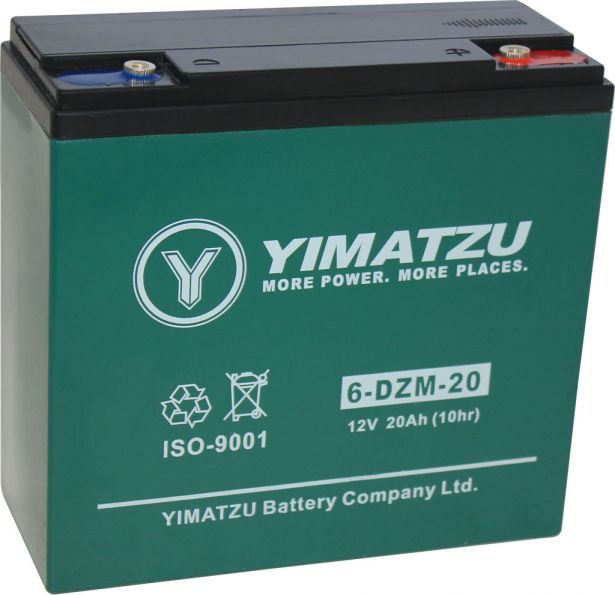 Yimatzu Lead Acid Battery 12v 20AH