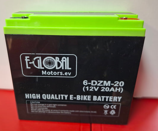 E-Global Motors 12v 20ah Lead Acid Battery